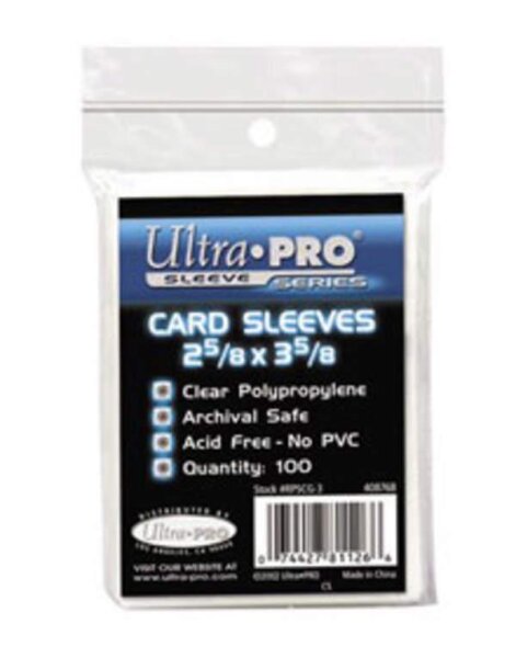 Sammelkarten Hüllen Penny Sleeves Ultra Pro Regular 100 Stück