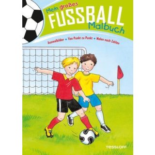 Gro&szlig;es Fussball Malbuch Tessloff