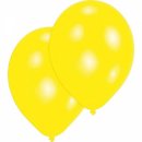 Luftballons gelb 10 St&uuml;ck