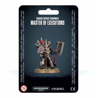 WARHAMMER 40k CHAOS SPACE MARINES MASTER OF EXECUTIONS