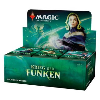 1 MAGIC THE GATHERING MTG War of the Sparks Booster Englisch