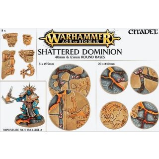Age of Sigmar SHATTERED DOMINION: 65 &amp; 40MM ROUND