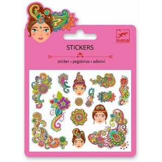 Mini Sticker: Indian designs von DJECO