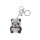 Schlüsselanhänger mit Strass "Panda"