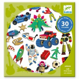 Sticker: Retro toys von DJECO