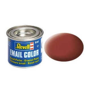 Email Color Ziegelrot, matt, 14ml, RAL 3009 Modellbaufarbe Revell