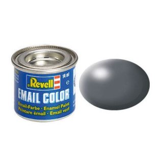 Email Color Dunkelgrau, seidenmatt, 14ml, RAL 7012 Modellbaufarbe Revell
