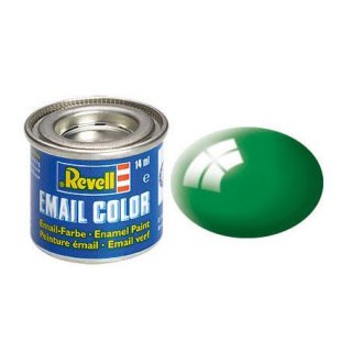 Email Color Smaragdgr¸n, gl‰nzend, 14ml, RAL 6029 Modellbaufarbe Revell