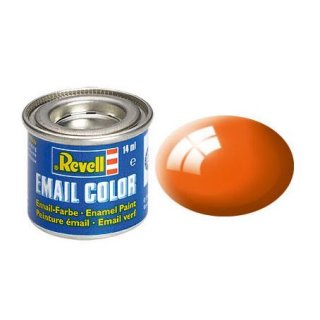 Email Color Orange, gl‰nzend, 14ml, RAL 2004 Revell Modellbaufarbe
