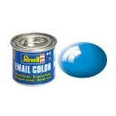 Email Color Lichtblau, gl&permil;nzend, 14ml, RAL 5012 Nr.50 Modellbaufarbe Revell