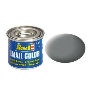 Email Color Mausgrau, matt, 14ml, RAL 7005 Matt47 Modellbaufarbe Revell