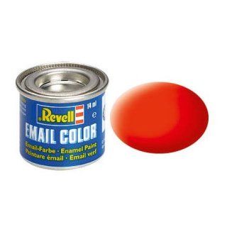 Email Color Leuchtorange, matt, 14ml, RAL 2005 Matt25 Modellbaufarbe Revell