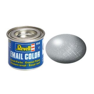 Email Color Silber, metallic, 14ml Nr.90 Modellbaufarbe Revell