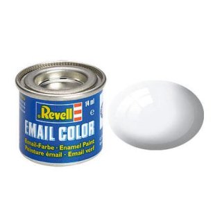 Email Color Wei?, gl‰nzend, 14ml, RAL 9010 Nr.04 Modellbaufarbe Revell