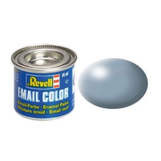 Revell Email Color Grau, seidenmatt, 14ml, RAL 7001 Nr.SM374