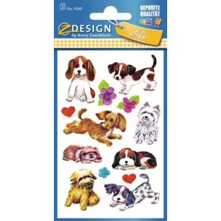 Z Design Kids Papier Sticker Hunde