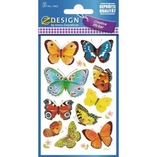 Z Design Creative Papier Sticker Schmetterling
