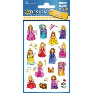 Z Design Kids Sticker Papier Prinzessin