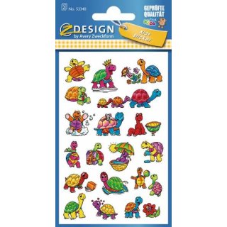 Sticker für Kids Für Schildkröten Fans! 1 Bogen