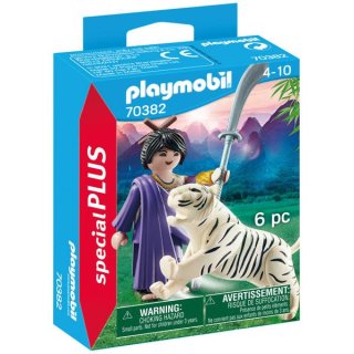 PLAYMOBIL® 70382 Asiakämpferin mit Tiger und Langsäbel