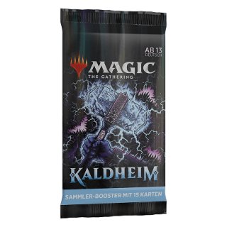 1 MAGIC THE GATHERING MTG Kaldheim Collector Booster Englisch