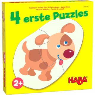 1 HABA 4 erste Puzzles – Tierkinder