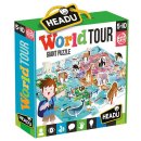 Headu Riesenpuzzle World Tour Riesenpuzzle mit 25 Figuren