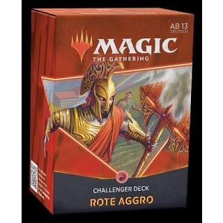1 Rot Aggro Challenger Deck 2021 MAGIC THE GATHERING MTG - Englisch