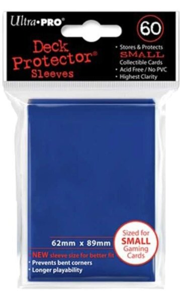 Sammelkarten Hüllen Farbe Blau Größe Small 60 Stück