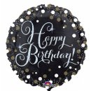Folienballon Sparkling Happy Birthday Heliumballon