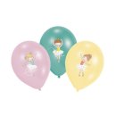 6 Latexluftballons 28 cm Little Dancer