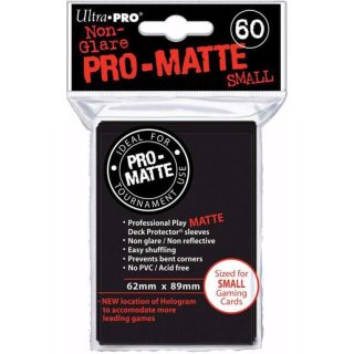 Black Pro-Matte Sleeves (small)(60) Kartenhüllen