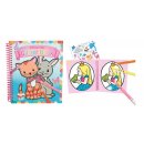 Malbuch Glitter Book Princess Mimi70 Seiten Inhalt