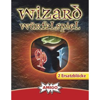 Wizard Würfelspiel Ersatzblöcke 2 Stk