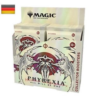 1 Magic the Gathering MTG - Phyrexia: All Will Be One Collectors Booster Deutsch