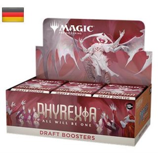 1 Magic the Gathering MTG - Phyrexia: All Will Be One Draft Booster - Deutsch