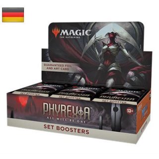 3 Magic the Gatherinh MTG - Phyrexia: All Will Be One Set Booster - Deutsch