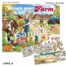 Create your Farm Malbuch mit 510 Sticker