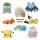 1 Pokémon Plüschtier 12cm schlafend mehrfach sortiert