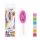 BIRTHDAY FUN Zahlenkerze Glitter Mini 0, 6-fach sortiert