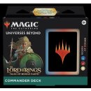 1 Magic the Gathering MTG - The Lord of the Rings: Tales of Middle-earth Commander Deck 4 fach sortiert - Englisch