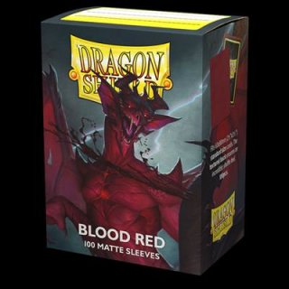 Dragon Shield Standard Matte Sleeves - Blood Red Simurag (100 Sleeves)