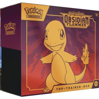 1 Pokemon Karmesin & Purpur Obsidian Flammen Top-Trainer Box Deutsch