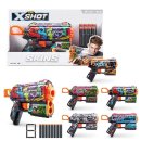 1 Softdart-Pistole X-Shot Skins Flux sortiert mit 8...