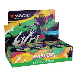 1 Magic the Gathering MTG - Commander Masters Set Booster - Englisch