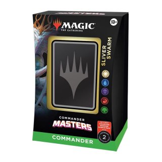1 Magic the Gathering MTG - Commander Masters Commander Deck Sliver Swarm - Englisch