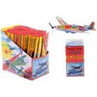 1 Styroporflugzeug Flying Glider EVA 20cm 12 fach sortiert