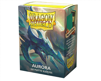 Sammelkarten Hüllen Dragon Shield Standard Farbe Aurora Matte 100 Stück