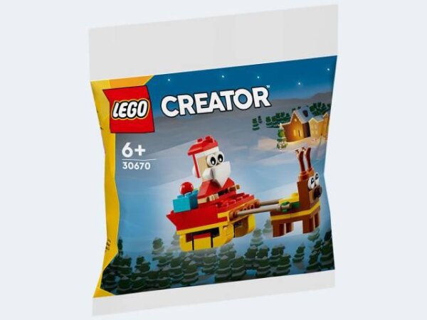 LEGO 30670 Creator Weihnachtsmann Schlittenfahrt Polybag