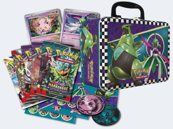 1 Pokemon Sammelkartenspiel - Sammelkoffer für den Schulanfang Back to school (2024)